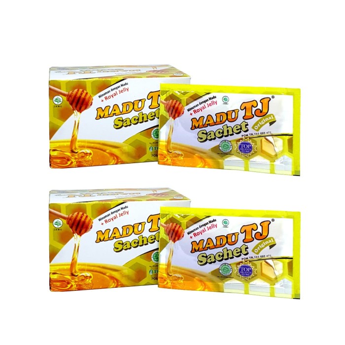 

madu- paket 2 box madu tj sachet original -madu.