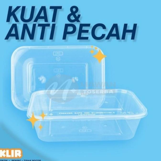 Jual Thinwall Kotak Makan Box Makanan Plastik Bening 650ml Shopee Indonesia 8278