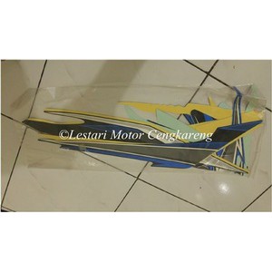 Striping Lis / Stiker body motor Satria Fu 2009 Biru