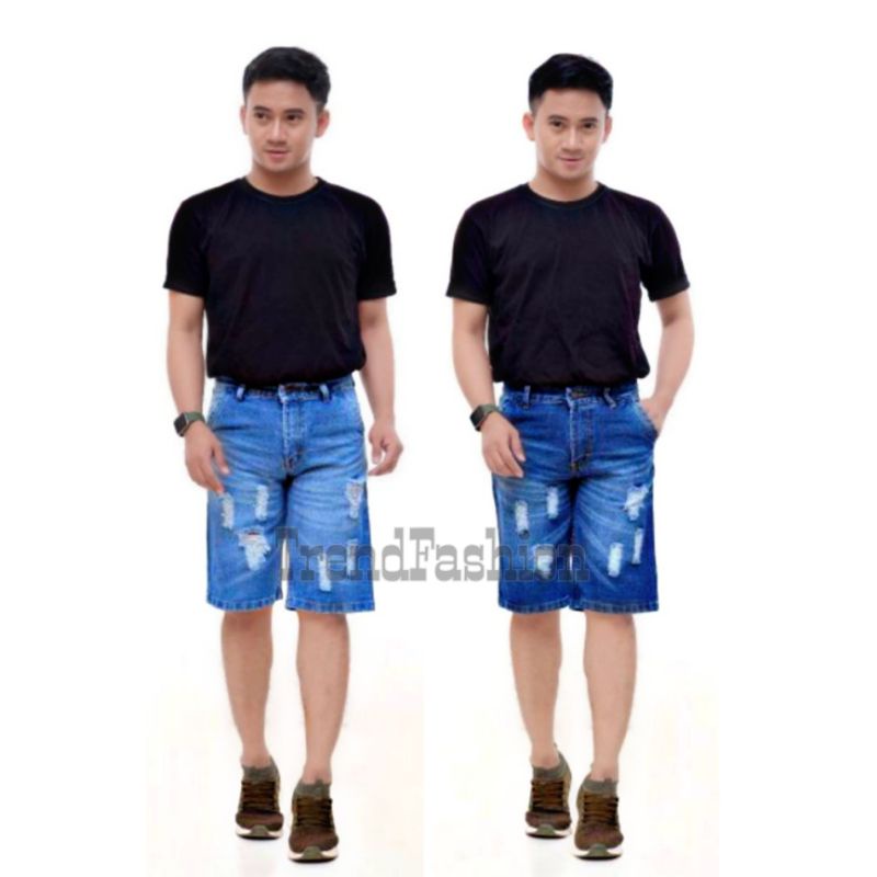 [ TERLARIS ] Size 27-32 CELANA PENDEK SOBEK - JINS PENDEK SOBEK PRIA/COWOK