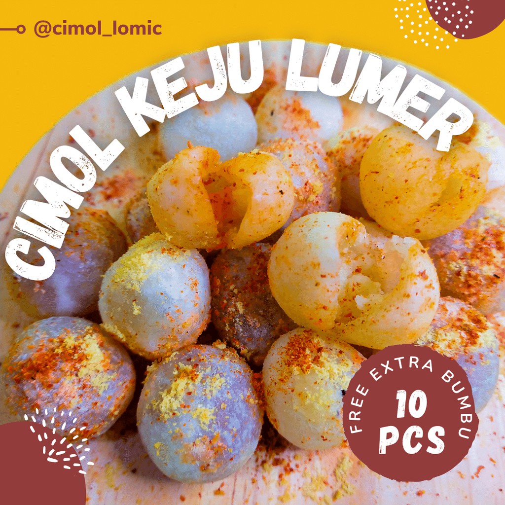 

Cimol / Cimol Keju / Cimol Mozarella / Cimol Keju Mozarella Lumer Frozen Food Isi 10 Pcs Murah