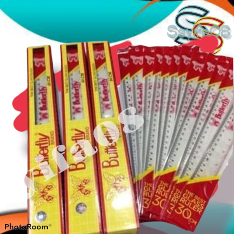 

penggaris 30m butterfly per 1pcs