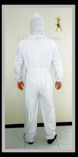  BAJU  HAZMAT SUIT APD  PREMIUM ANTI CORONA BAHAN PVC  SUPER 