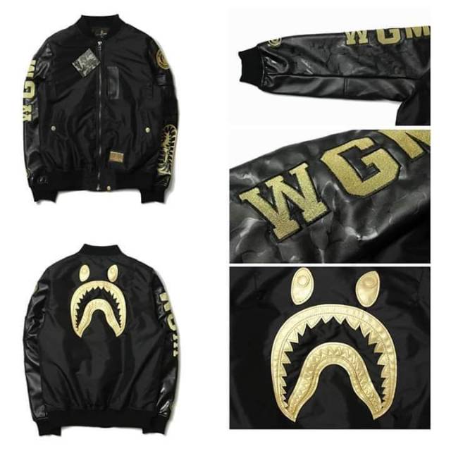 HOODIE JACKET BAPE BOMBER A BATHING APE PREMIUM NEW IMPORT