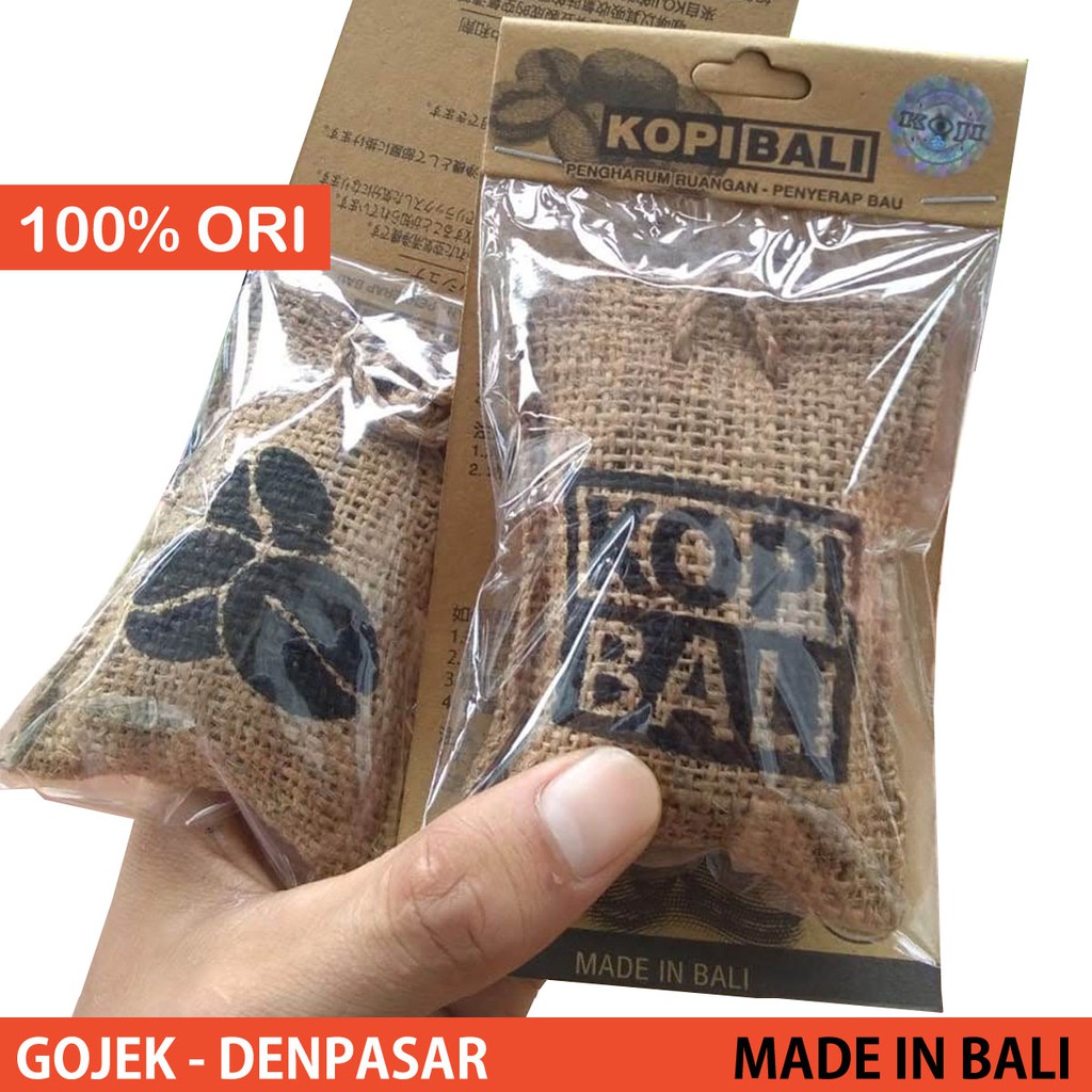 BEST SELLER ! 100% ORIGINAL Parfum Mobil Kopi Bali Gantung - Pengharum Biji Kopi Organik KOJI