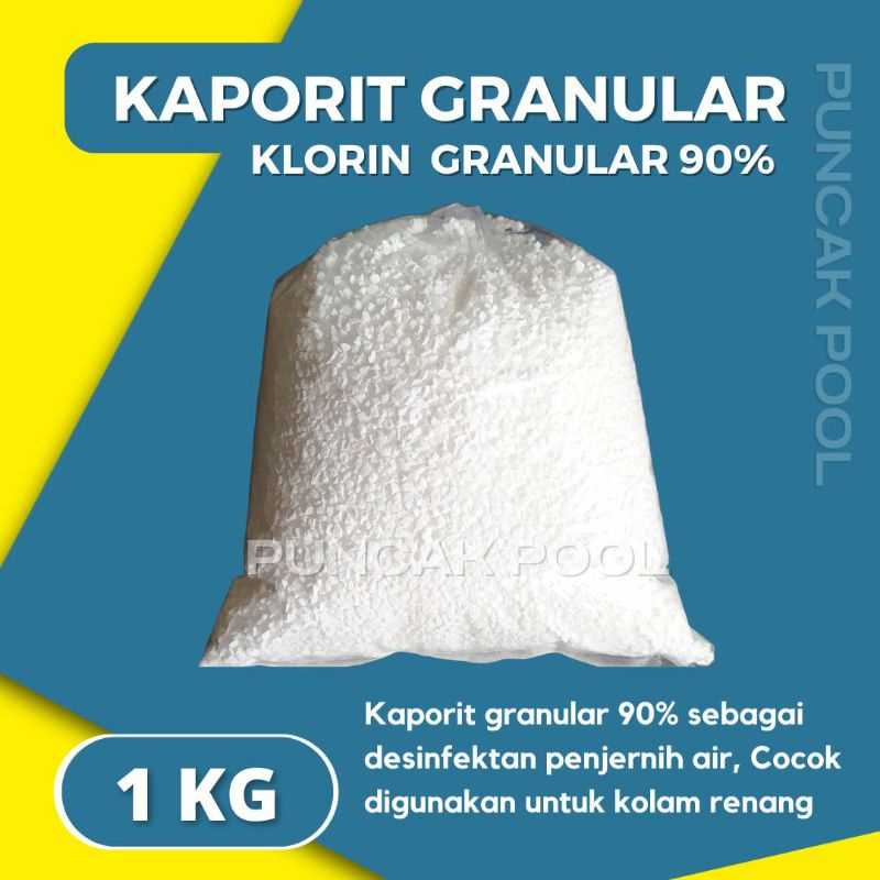 Premium (Mount) Kaporit granular 90% / Obat kolam renang / Granular 90% / Kaporit 90%