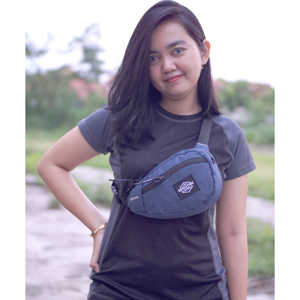 WAISTBAG TAS PINGGANG SLING BAG MURAH ADVENTURE GEAR MAHALONA