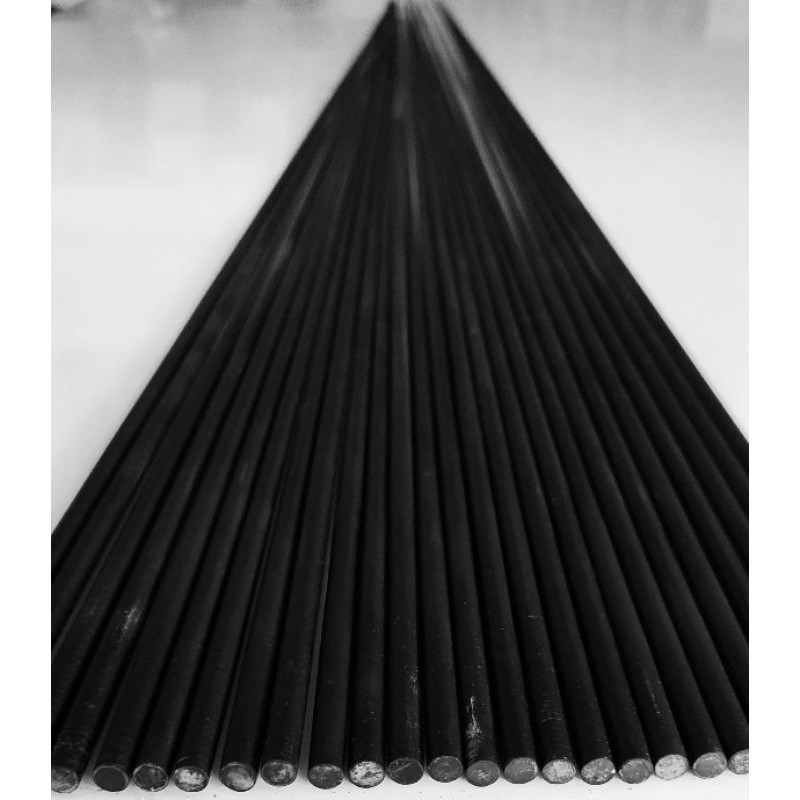 Stik Stick Carbon Jerman 90 cm Tulcuk Karbon Solid Ujung Joran Pancing + Pipa Pralon Packing