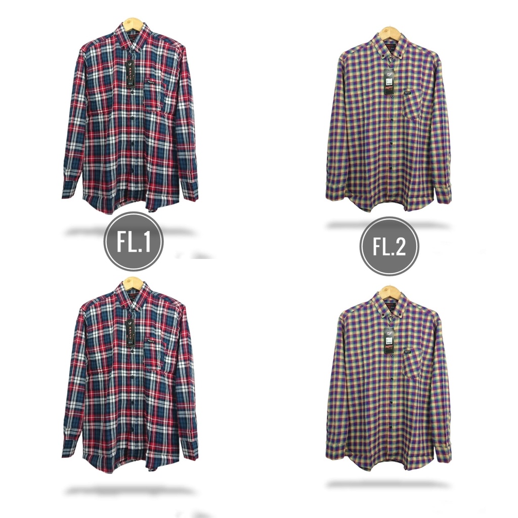 KEMEJA FLANEL IMPORT PRIA WANITA UNISEK LENGAN PANJANG KEMEJA FLANEL L-XL GMK