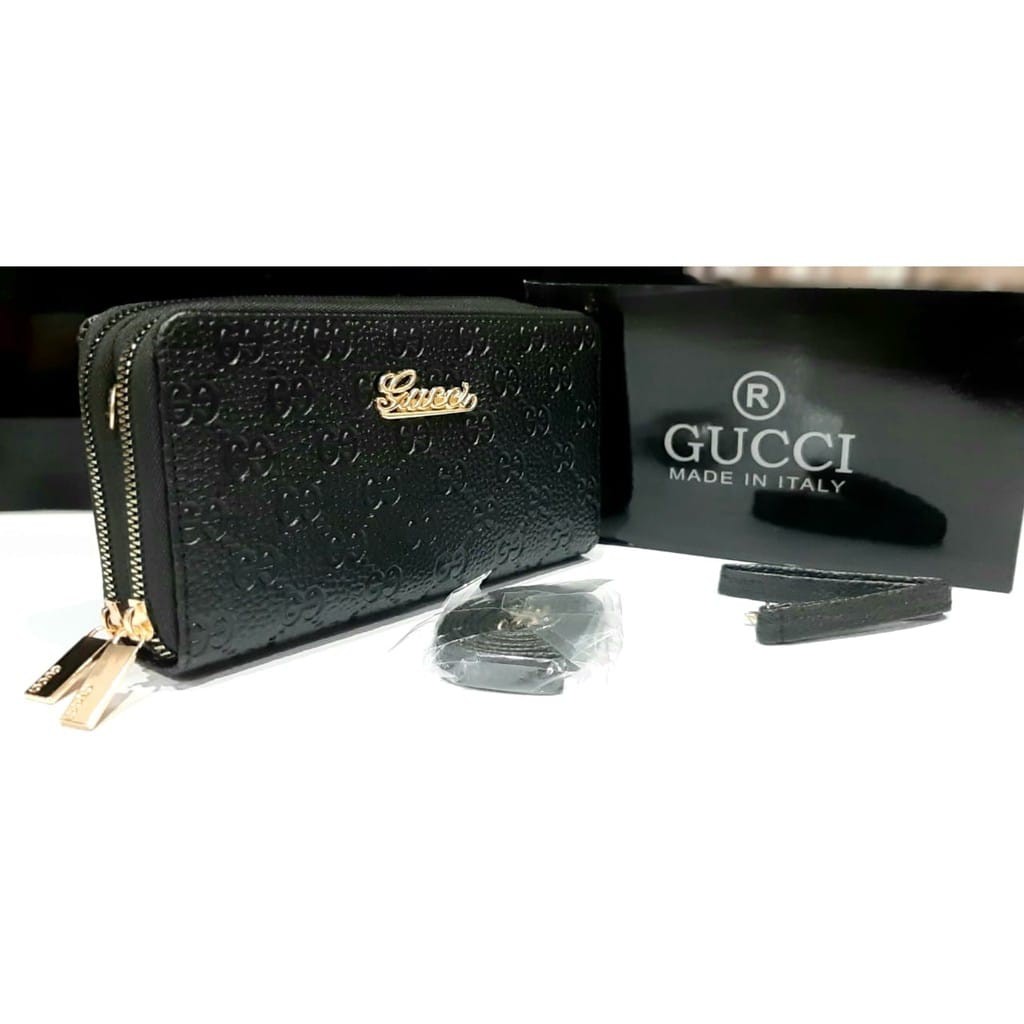 REAL PICT  BIG SALE DOMPET GUCCI rest 2 import ada tali panjang nya free box
