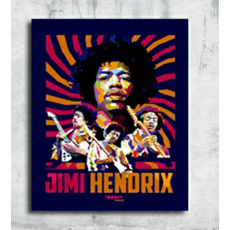Poster Dinding Jimy Hendrix Art