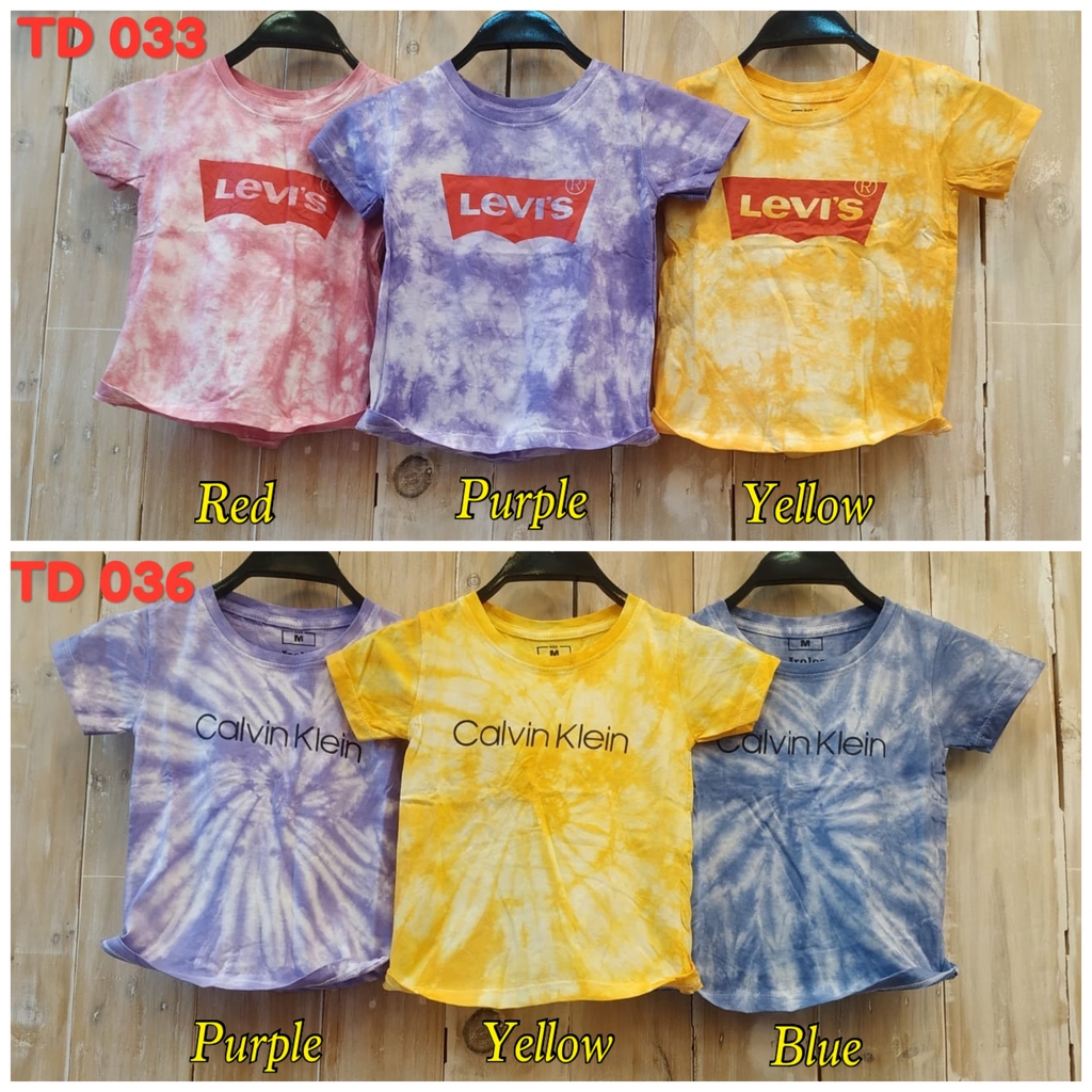 KAOS TIE DYE TUMBLR ANAK / ATASAN ANAK BRANDED PART 1