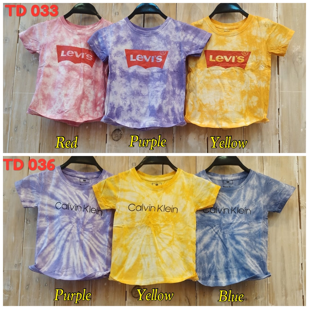 KAOS TIE DYE TUMBLR ANAK / ATASAN ANAK BRANDED PART 1