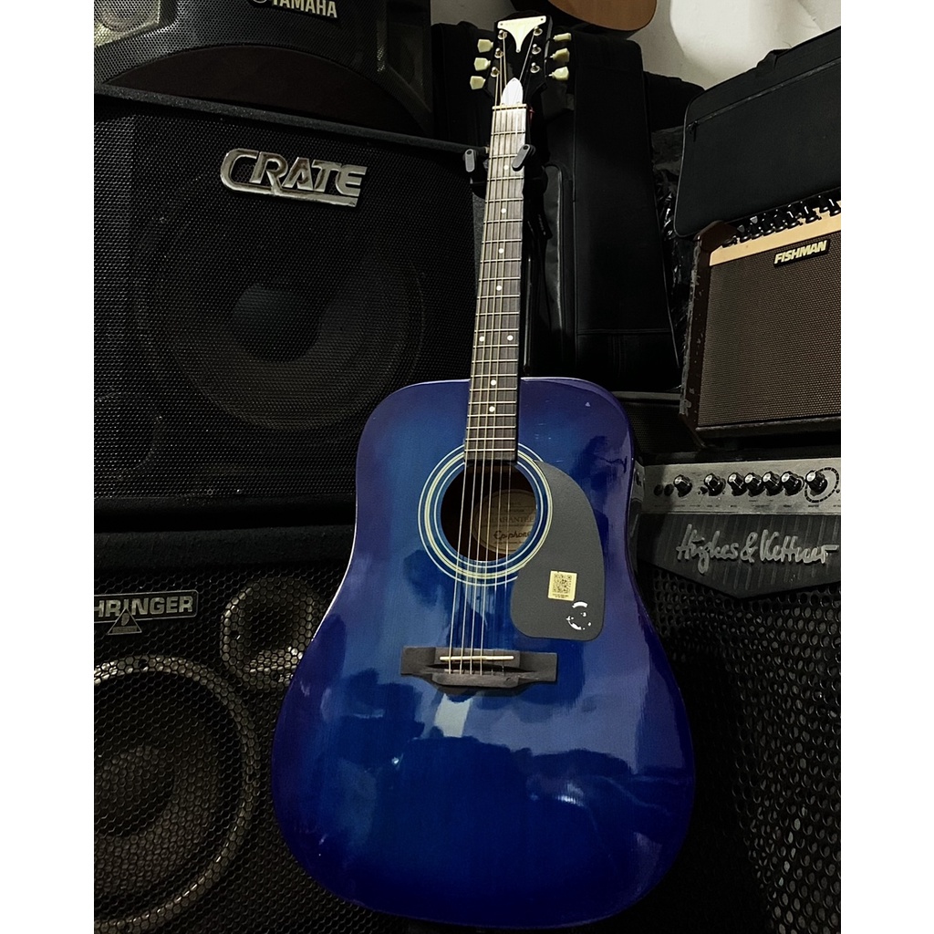 BILLY MUSIK - Epiphone Pro 1 TL Dreadnought in Translucent Blue