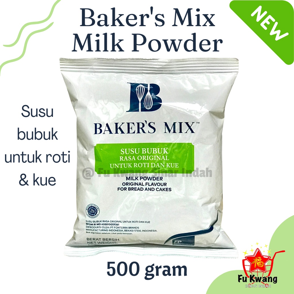 

Baker's Mix Susu Bubuk Full Cream 500 gram / Milk Powder