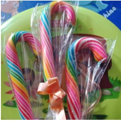 

flash sale PERMEN TONGKAT NATAL RAINBOW / permen natal