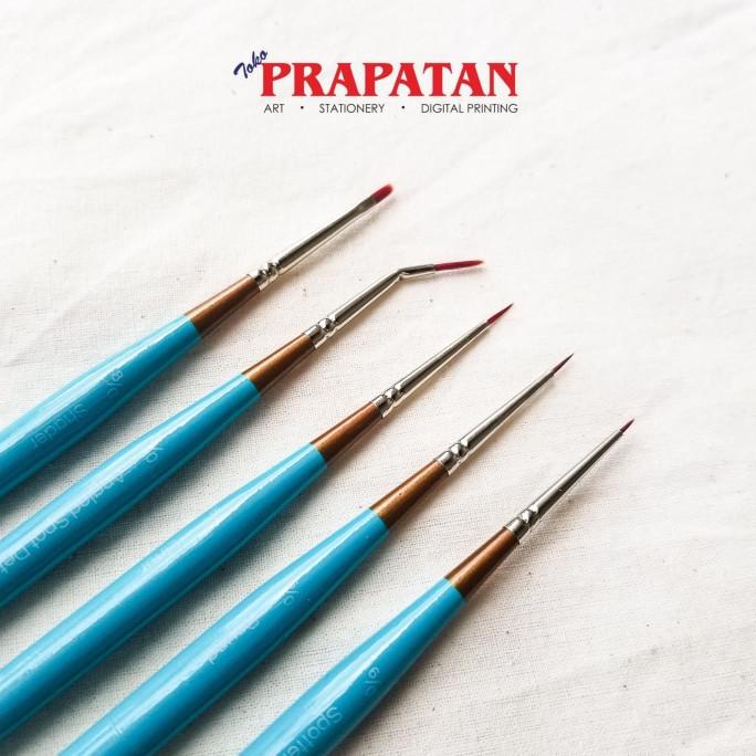 

KUAS LUKIS MONT MARTE MINI DETAIL SET 5 PCS V01 / TAKLON BRUSH SET