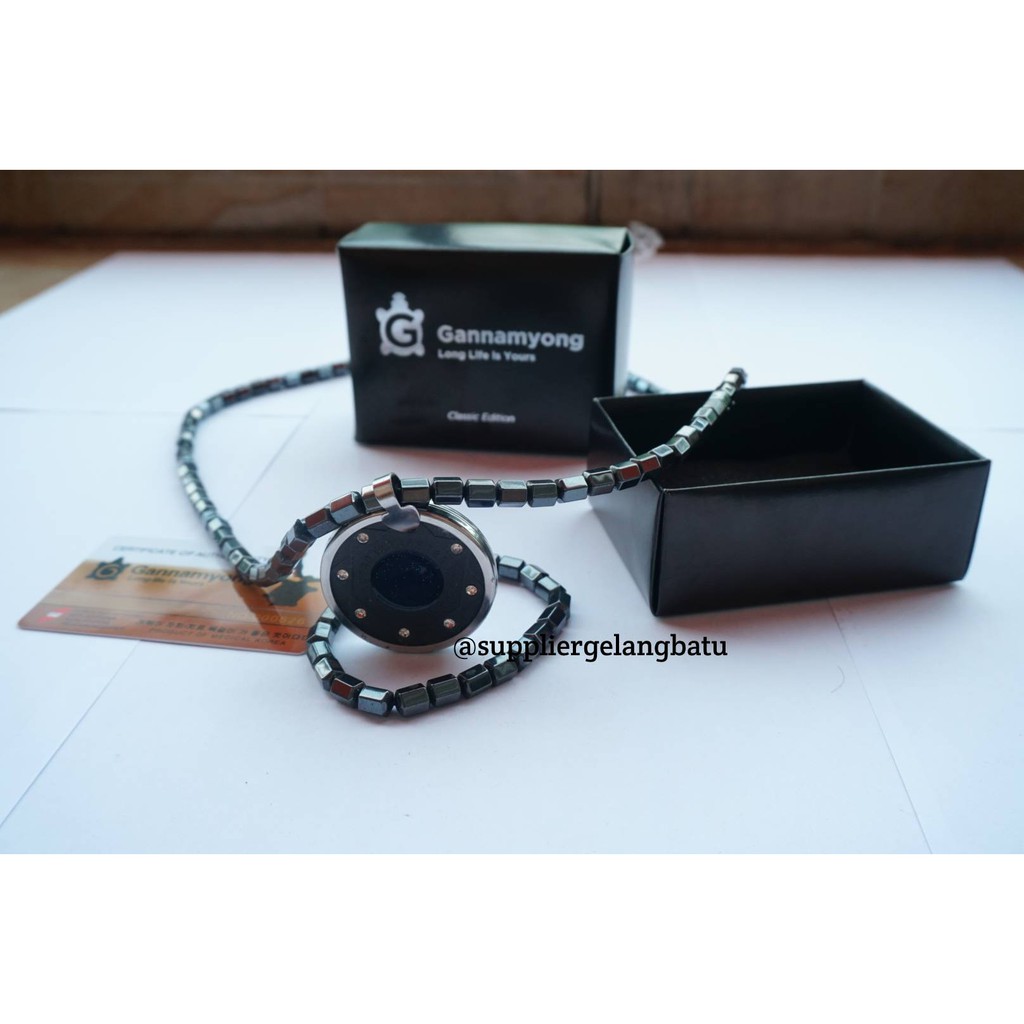 PROMO Kalung bioglass quantum BIRU BIOMAGNET bonus gelang sertifikat