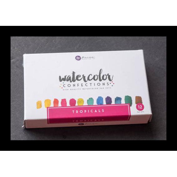 

DISKON PRIMA MARKETING WATERCOLOR CONFECTIONS (TROPICALS) - 12 COLORS PERALATAN MELUKIS MURAH