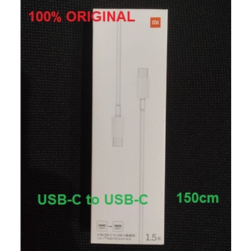 XIAOMI Data Cable Type-C to Type C PD Fast Charging 1.5M Original Pack