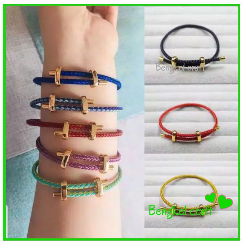  Gelang  Tali Kawat Anti Air Waterproof Untuk Charm Liontin 