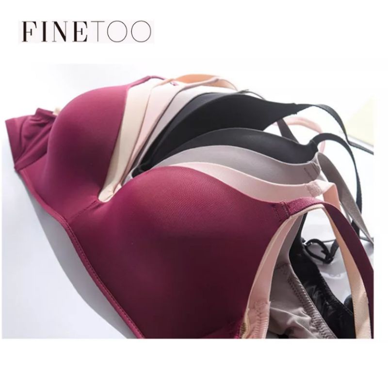 FINETOO FT87 Set Push Up Bra Busa Kawat + Celana Dalam Pakaian Dalam BH CD Wanita Halus