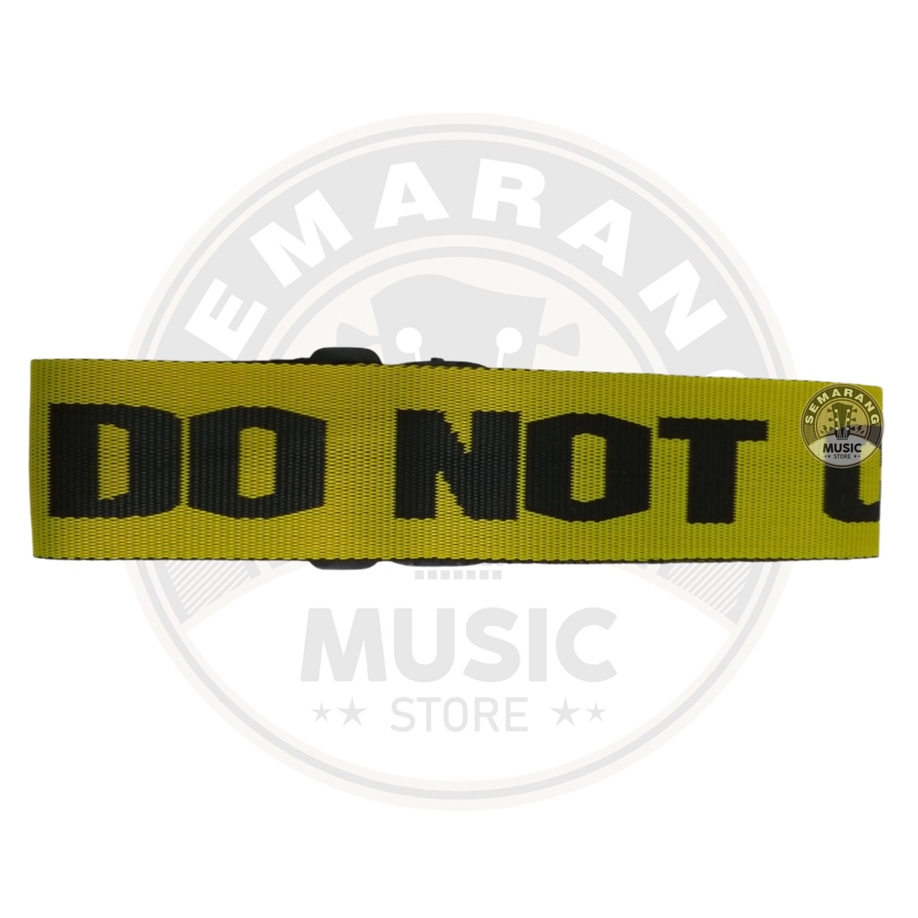 Strap Gitar dan Bass Police Line Do Not Cross