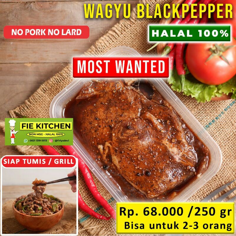 

WAGYU MARINASI " BLACKPEPPER