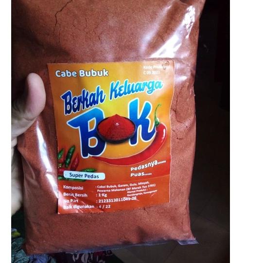 New CABE BUBUK SUPER PEDAS 1KG ORIGINAL CABE BUBUK PEDAS