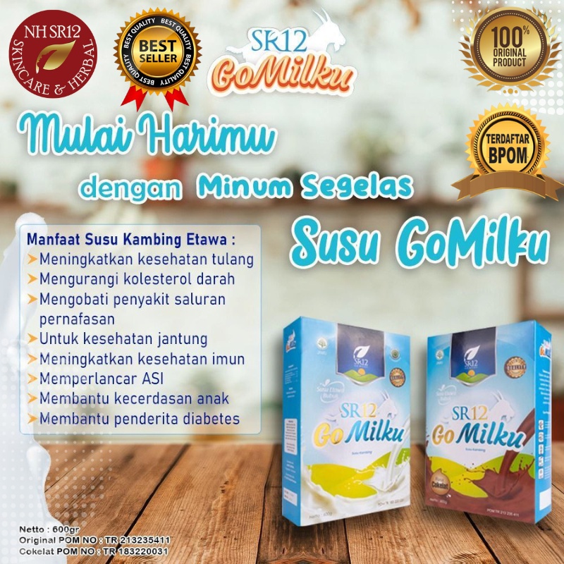 

Susu Kambing Etawa Gomilkku Sr12 Murni Bubuk 600 Gram Dan 200 Gram