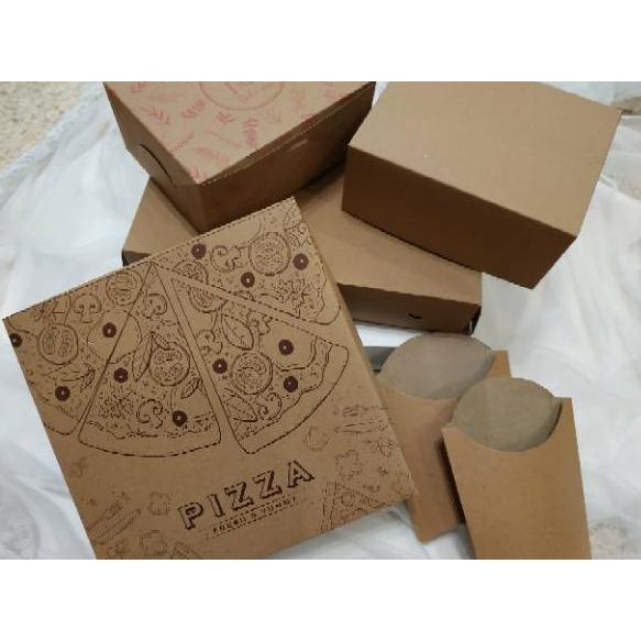 

Harga Obral dus pizza 21.5x21.5 brown kraft isi 20
