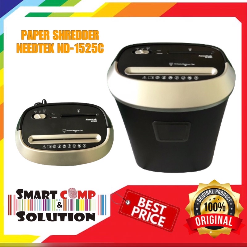 Paper Shredder Needtek ND-1525C / ND 1525C - Mesin Penghancur Kertas
