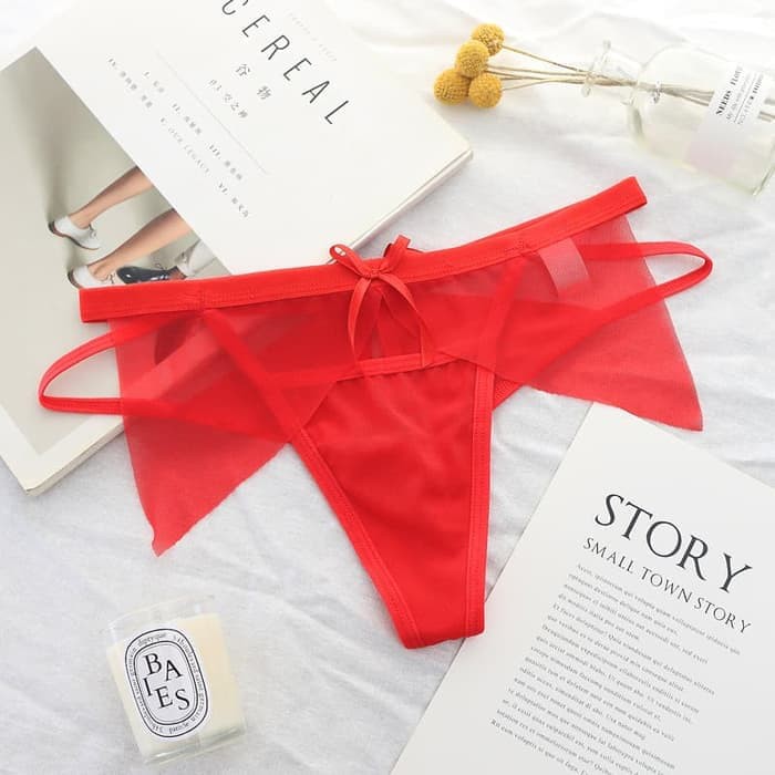 Gstring CD Wanita celana dalam sexy Transparan Lingerie thong C153
