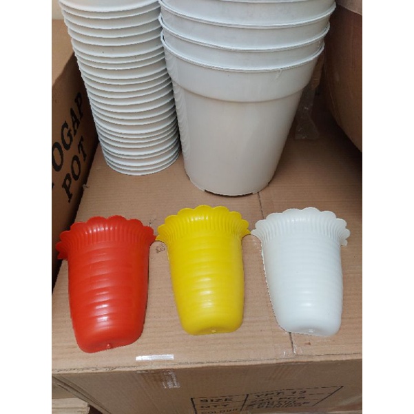 Pot Dinding New Tawon 15 Pot Tempel Dinding Pot Plastik Pot Dinding Tanpa Lubang