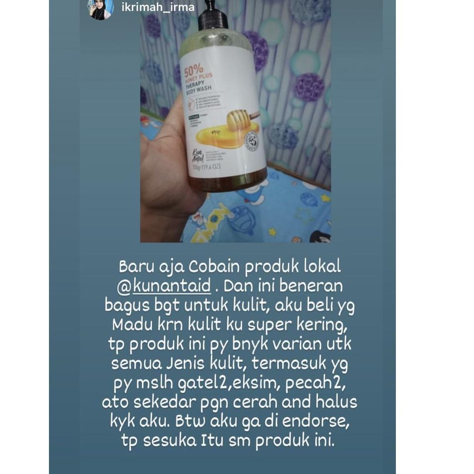 ☛ Kun Anta THE HONEY CASTILE SOAP | ACNE GENTLE TREATMENT BRIGHTENING KULIT KERING SENSITIF ECZEMA ➻