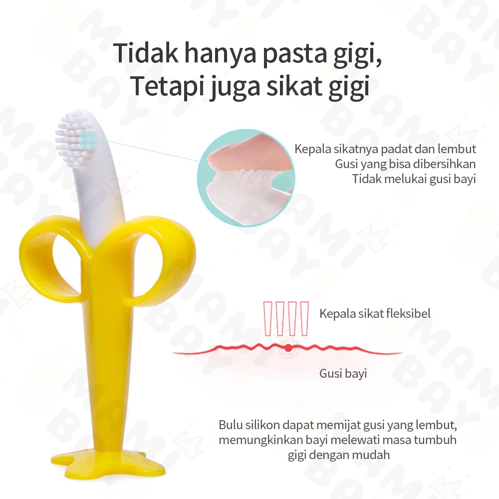 OKEYI Banana teether bayi/gigitan bayi silikon/mainan gigitan bayi