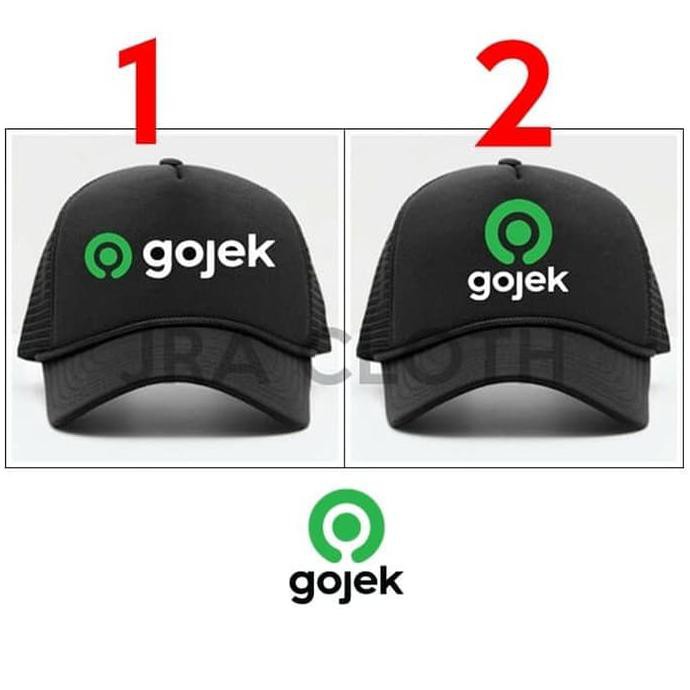 Kualitas Terbaik TOPI TRUCKER GOJEK DRIVER EXPRESS FOOD OJEK ONLINE OJOL INDONESIA BARANG BAGUS