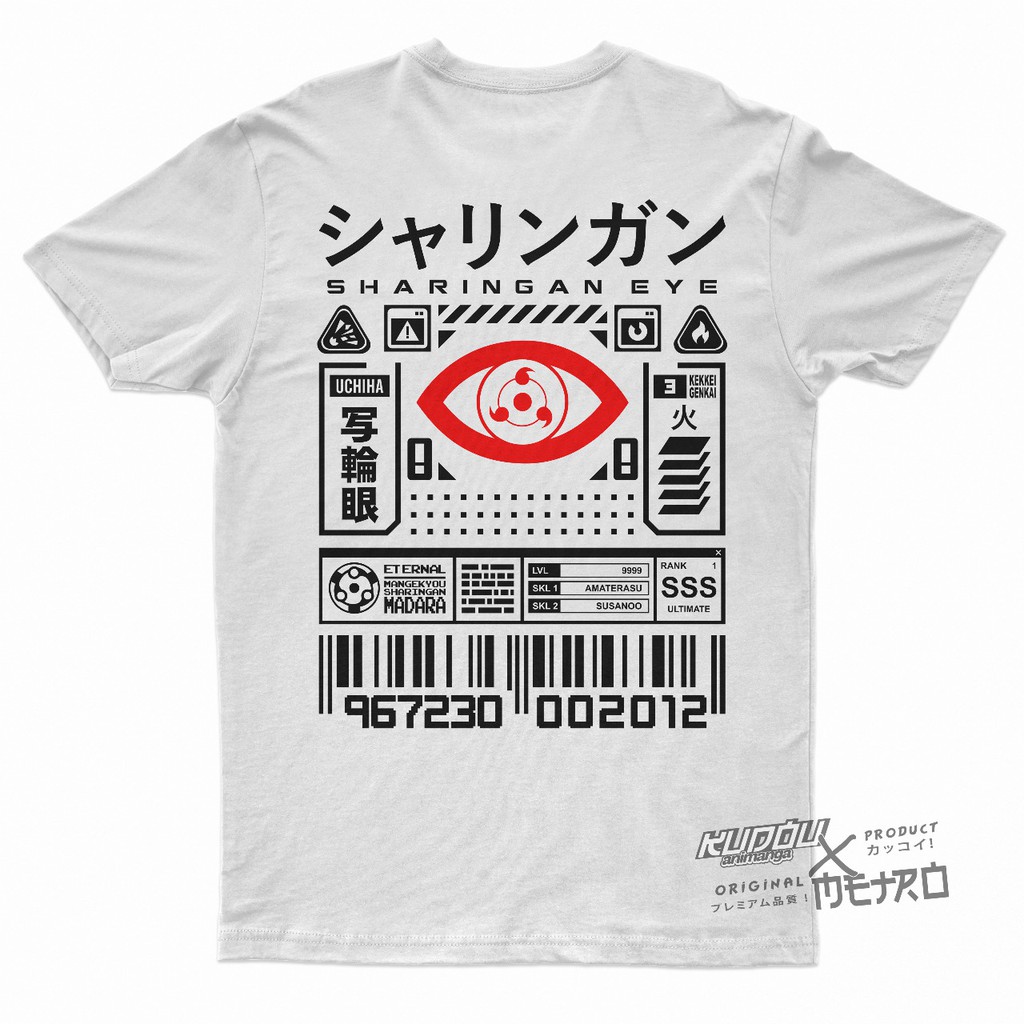 Kaos Kekkai Genkai Sharingan Anime Naruto Anime Manga