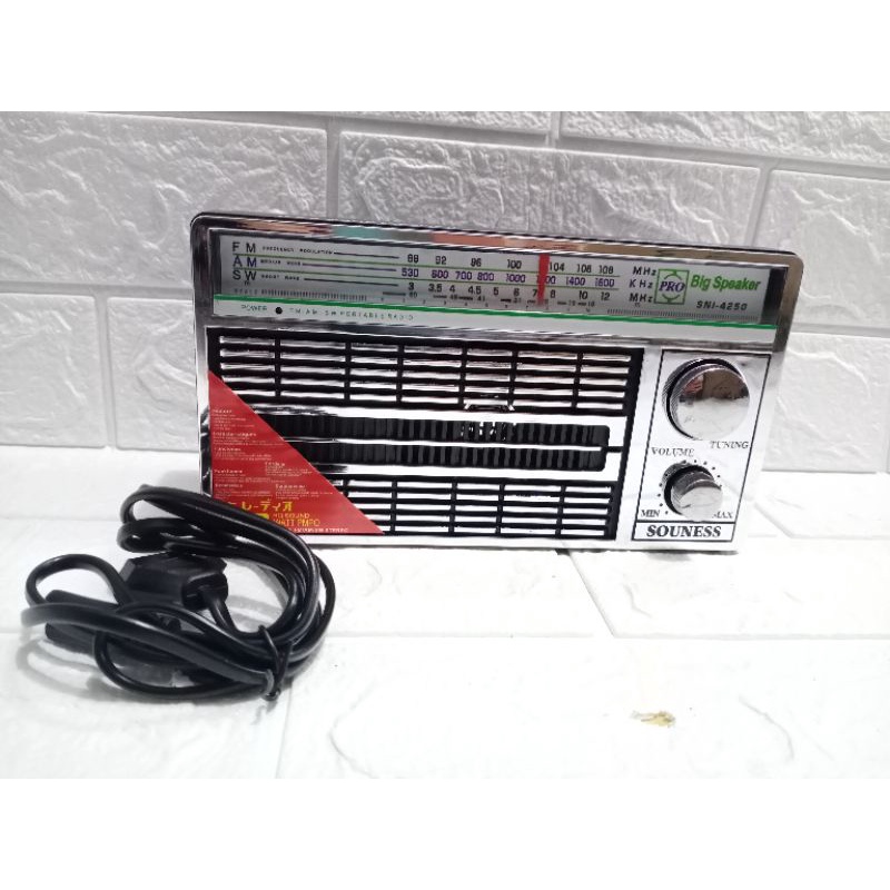 Radio souness 4250 AC/DC/Radio Jadul/Radio FM/am