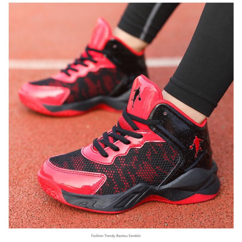 Sepatu Kets Sneaker Fashion Import Anak Laki-Laki Perempuan Jordan Motif Tiger Kuning / Merah / Biru