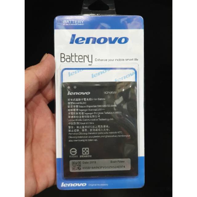 Batterai Lenovo A7000 / A7000 Plus / A7700 / BL-243 Model Original Baterai BL243