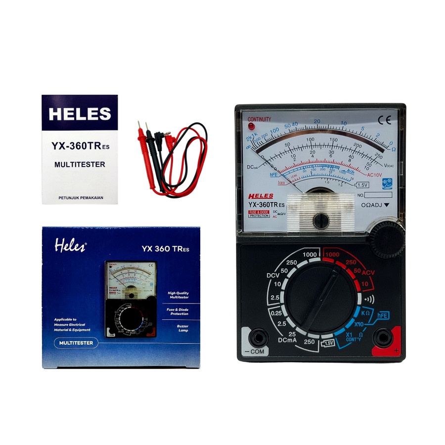 Tester Heles YX360TRES Multimeter Analog YX 360 TRes Multitester