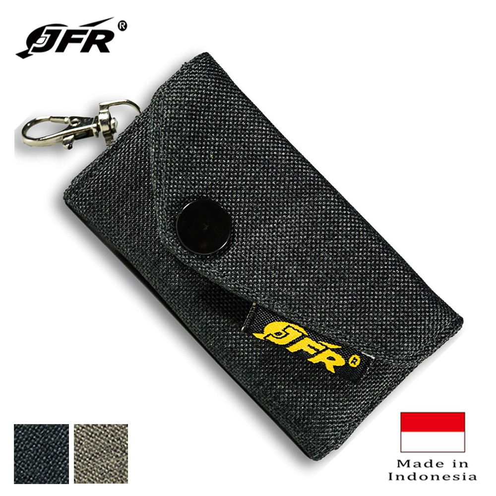JFR Fashion Dompet Kunci Bahan Kulit Kanvas GKC01