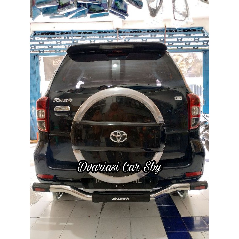 BEMPER BELAKANG STAINLESS RUSH TERIOS