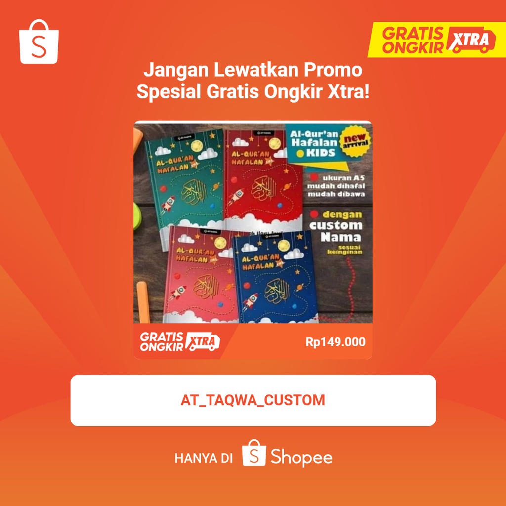 (COD)Alquran Attaqwa custom KIDS