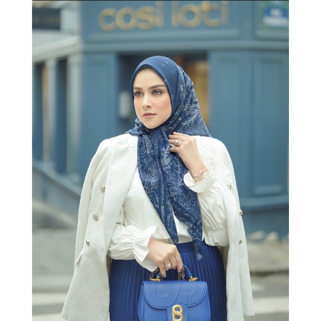 el mar minorca scarf OCEAN by Buttonscarves