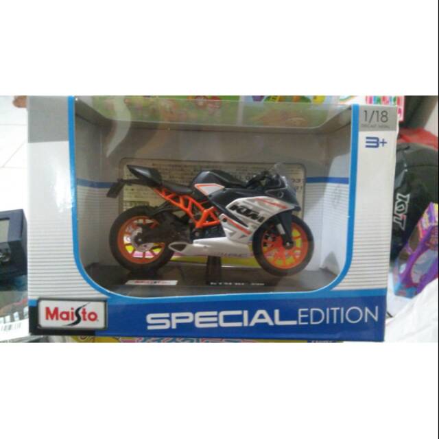 Diecast motor automaxx joycity KTM super duke R orange 1:12 rare