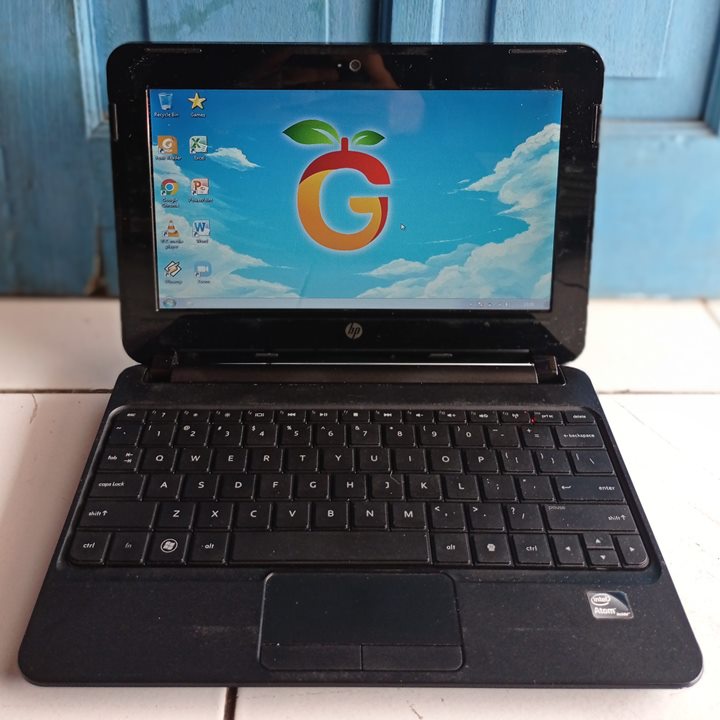 HP Mini 110-3000 Warna Hitam Netbook Notebook Second Bekas Murah RAM 2GB HDD 250GB