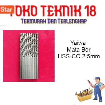 Yaiwa Mata Bor HSS-CO 2.5mm