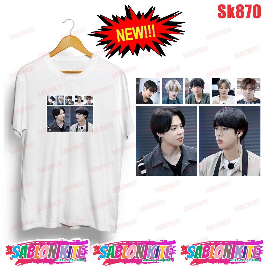 MURAH!!! KAOS KPOP MEMBER KITCHEN UNISEX SK870 COMBED 30S ADA 6 WARNA